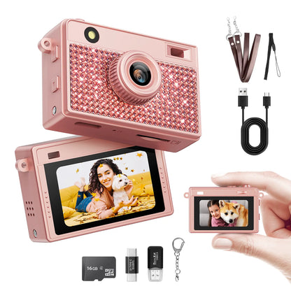 【Free 32G SD】Mini Keychain Digital Camera