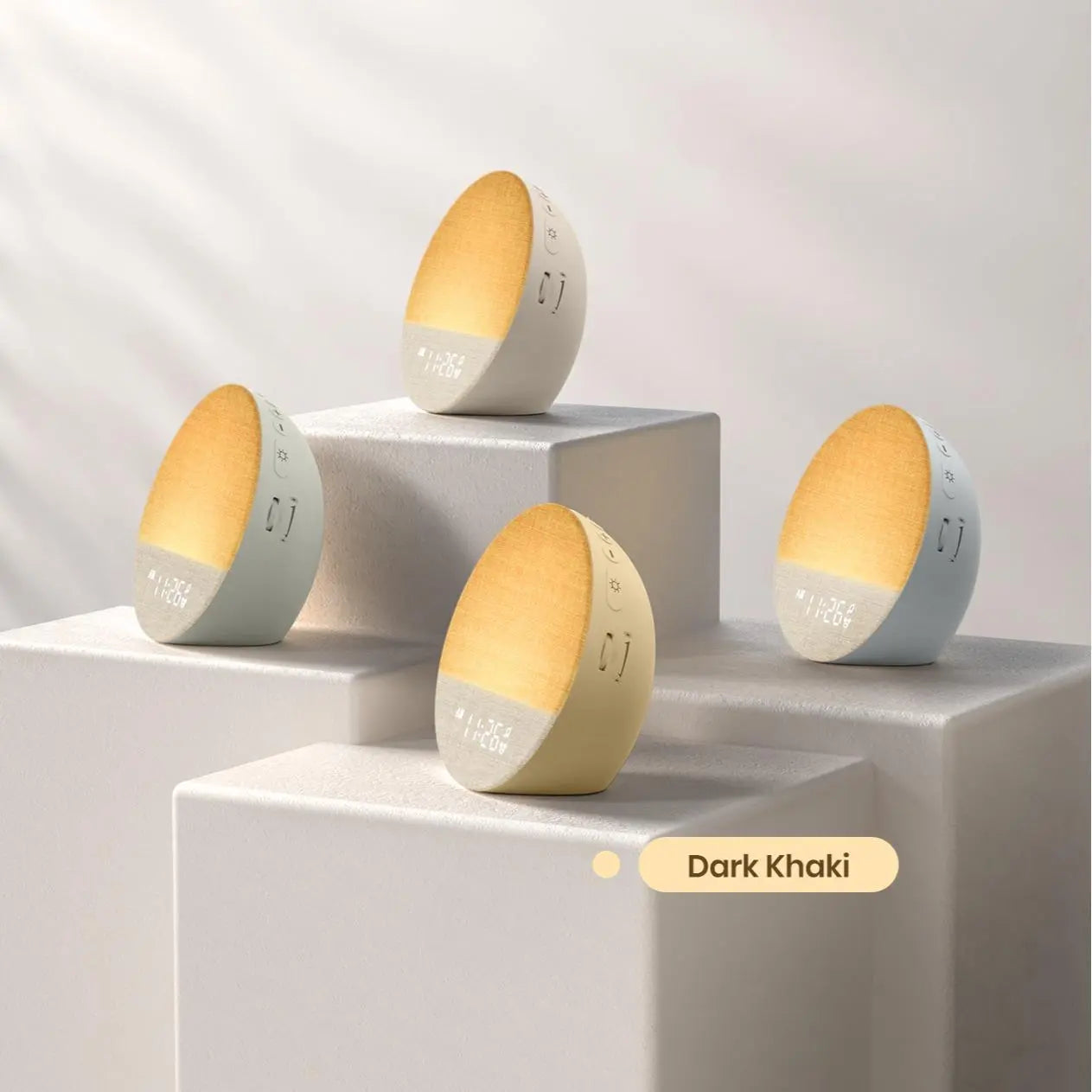 Sunrise Alarm Clock and Sound Machine Nightlight, Home Decor, Digital Dimmable Clock for Bedroom, 26 Sleep Sounds, White Noise Machine for Adults, Wake up Light Alarm Clock Decor