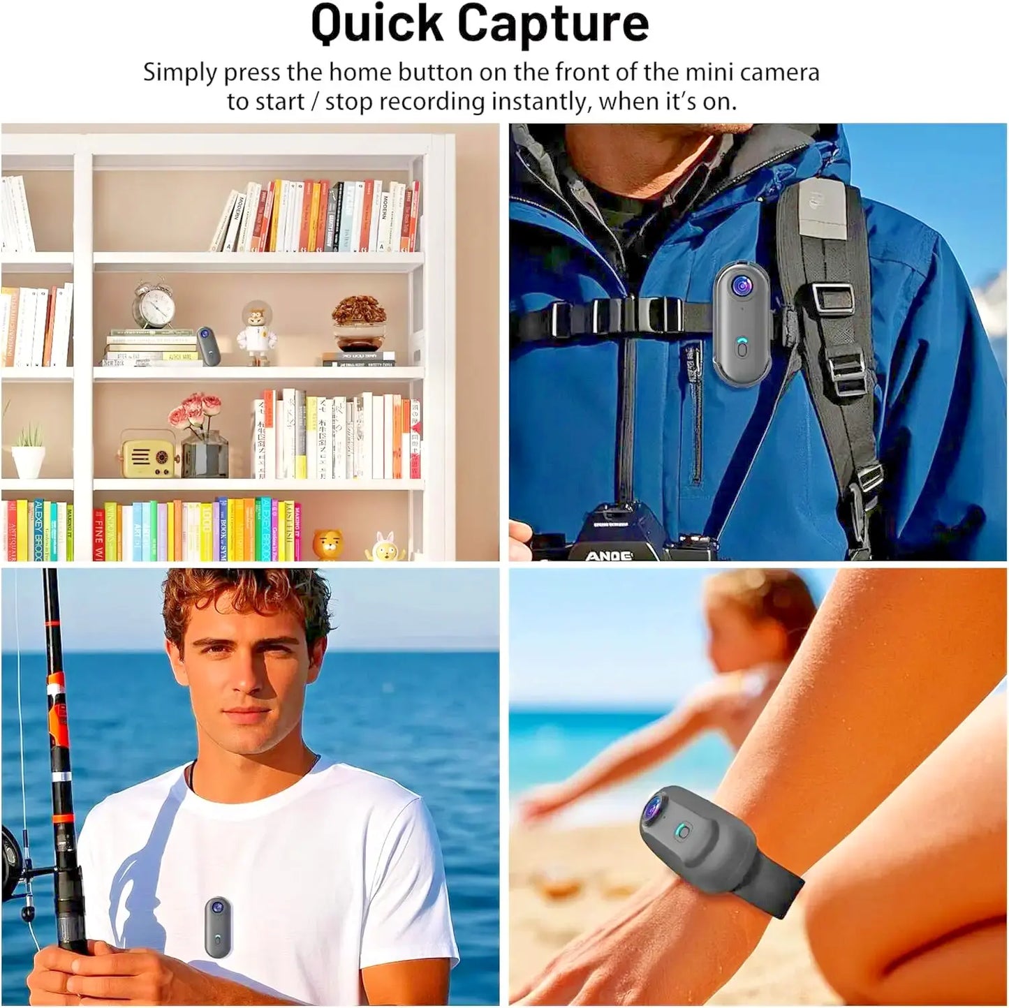 4K Mini WIFI Body Camera