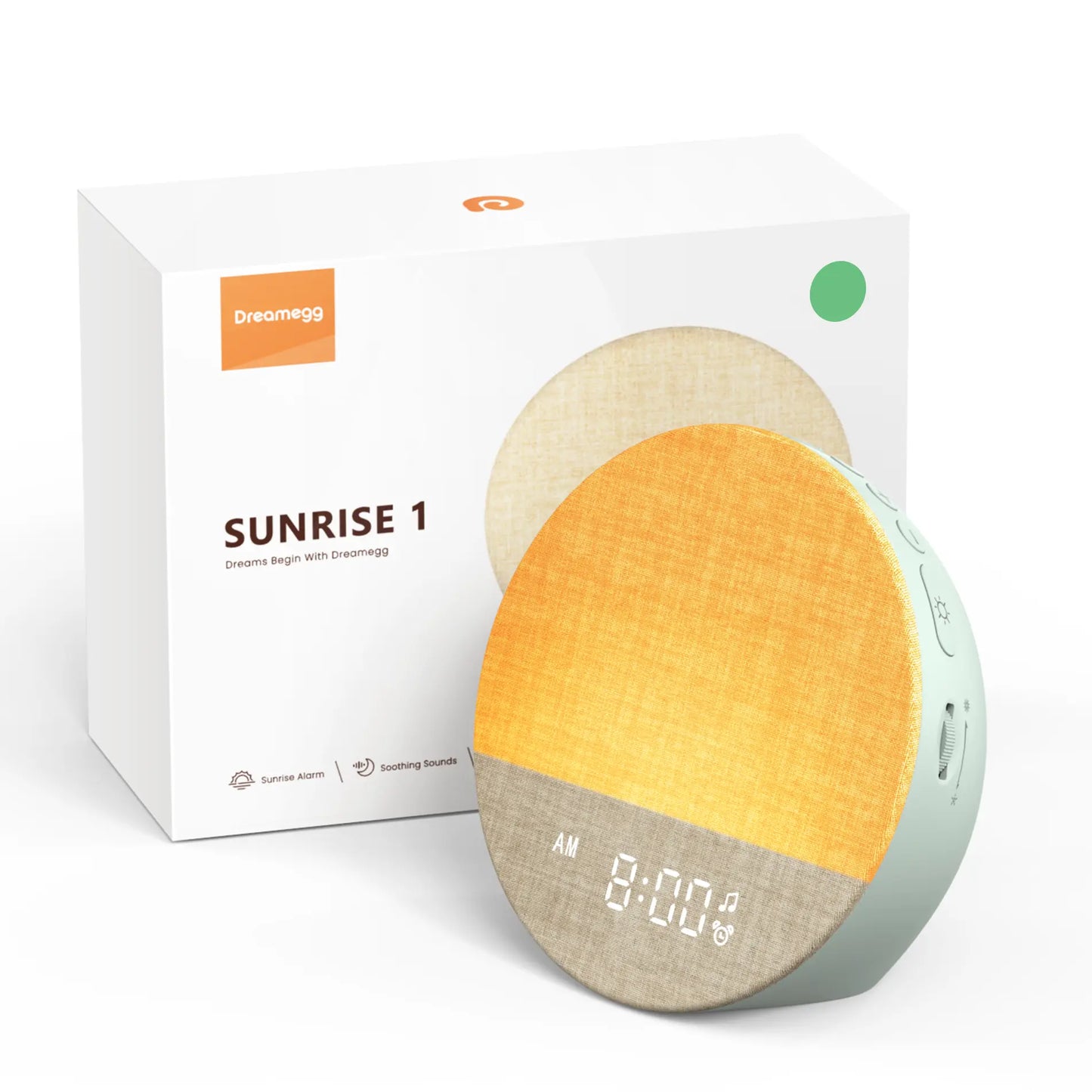 Sunrise Alarm Clock and Sound Machine Nightlight, Home Decor, Digital Dimmable Clock for Bedroom, 26 Sleep Sounds, White Noise Machine for Adults, Wake up Light Alarm Clock Decor