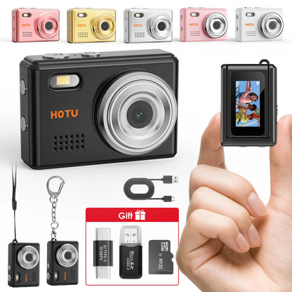 【Free 32G SD】Mini Keychain Digital Camera