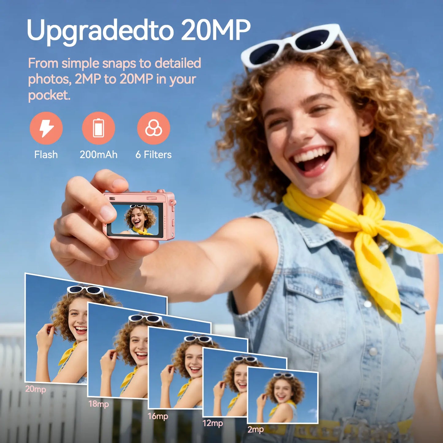 Diamond Mini Keychain Camera