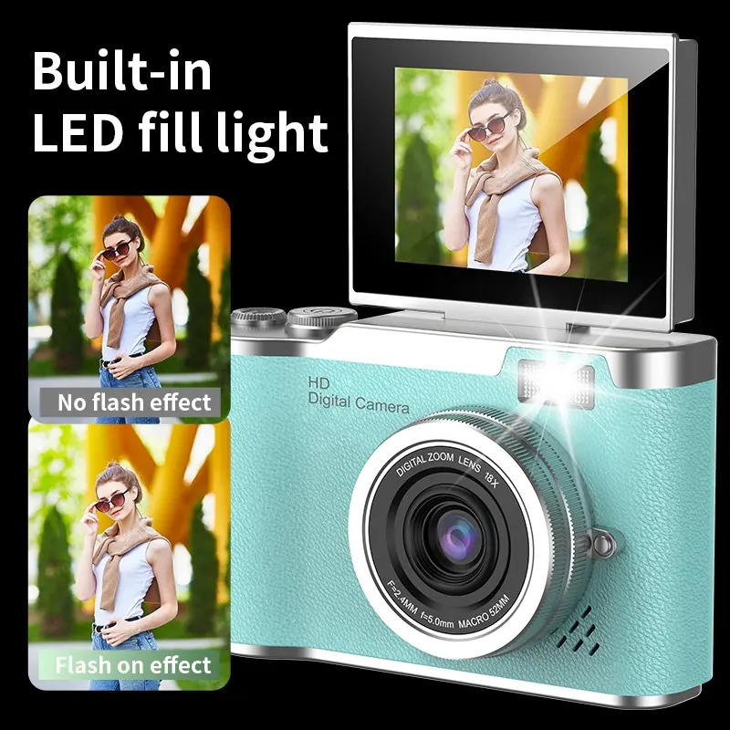 Flip Screen Ccd Student HD Digital Camera