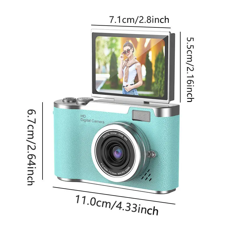 Flip Screen Ccd Student HD Digital Camera