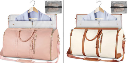 Large Capacity Travel Duffle Bag Women'S Handbag Folding Suit Bag Waterproof Clothes Totes