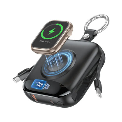 10,000 Mah Tsa-Friendly Portable Wireless Charger Power Bank