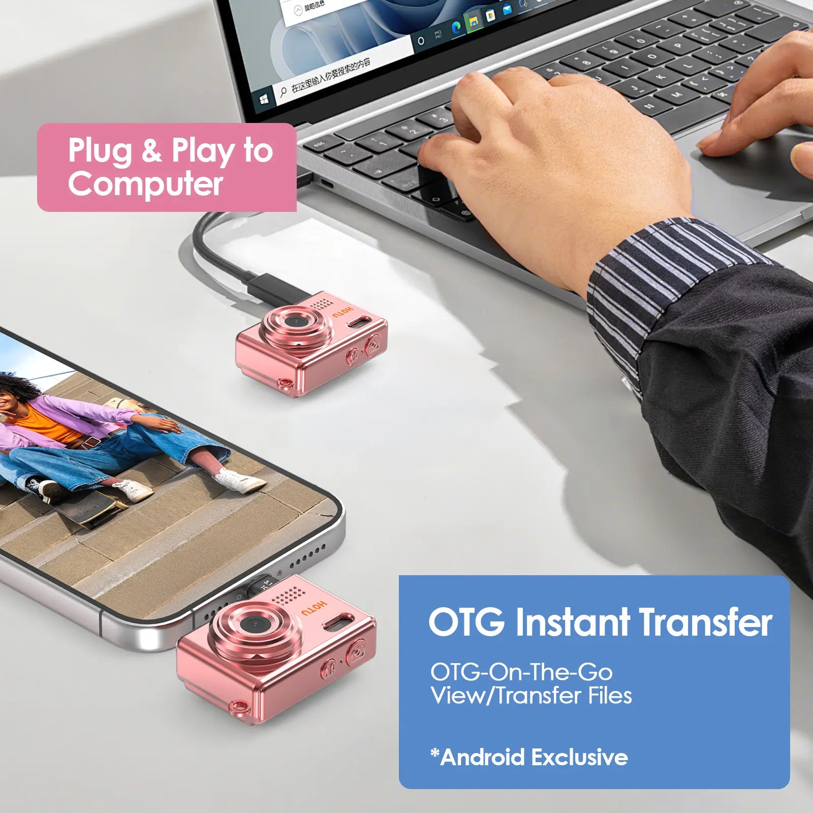 【Free 32G SD】Mini Keychain Digital Camera