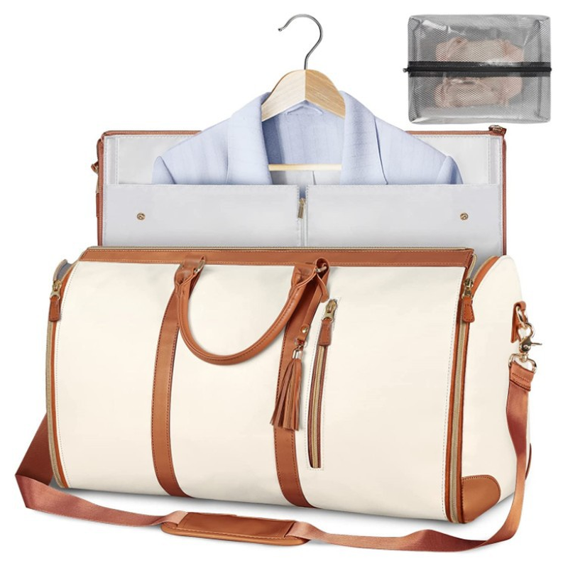 Large Capacity Travel Duffle Bag Women'S Handbag Folding Suit Bag Waterproof Clothes Totes