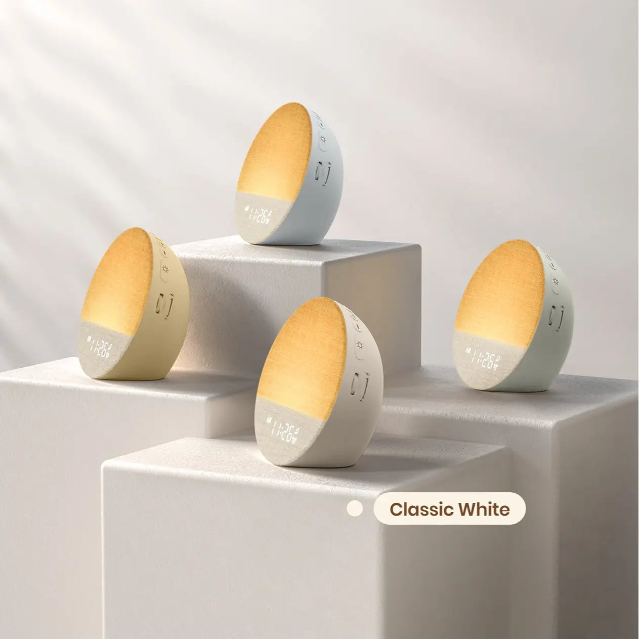 Sunrise Alarm Clock and Sound Machine Nightlight, Home Decor, Digital Dimmable Clock for Bedroom, 26 Sleep Sounds, White Noise Machine for Adults, Wake up Light Alarm Clock