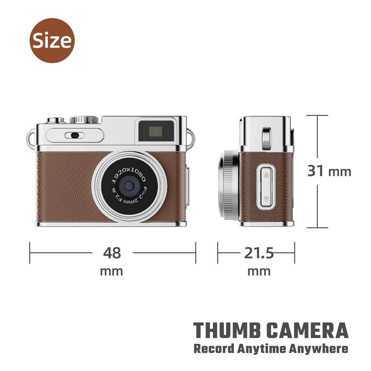 Retro Thumb Camera Mini