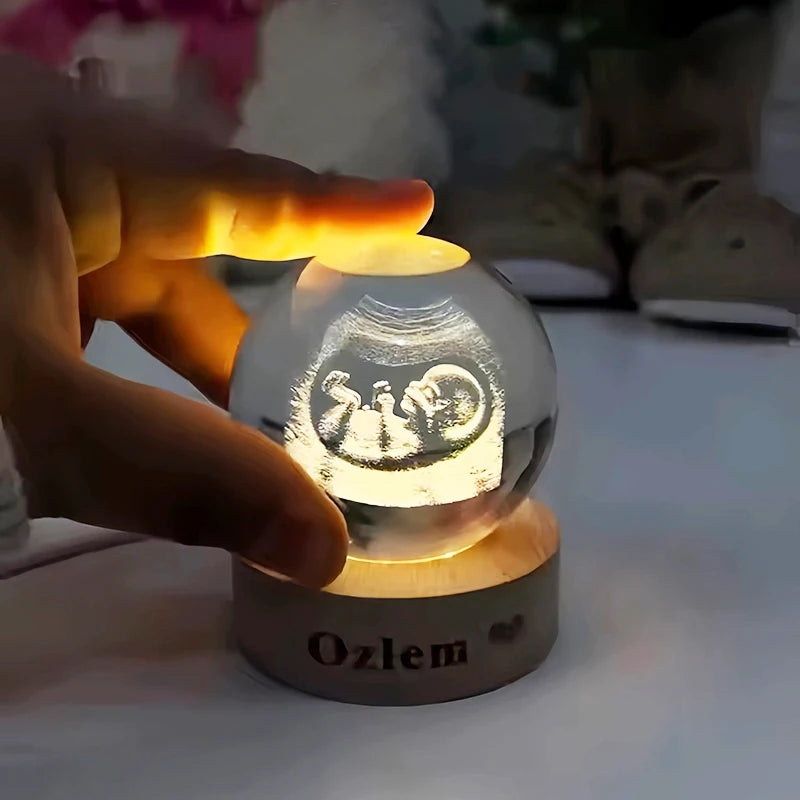 Baby Photo Personalized Crystal Ball