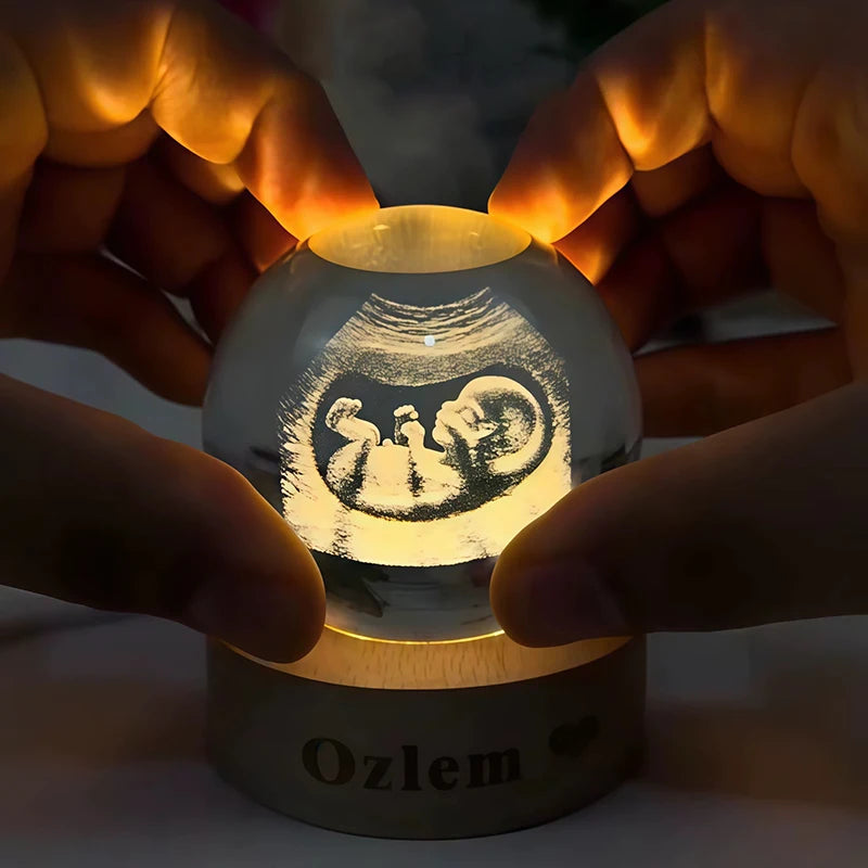 Baby Photo Personalized Crystal Ball