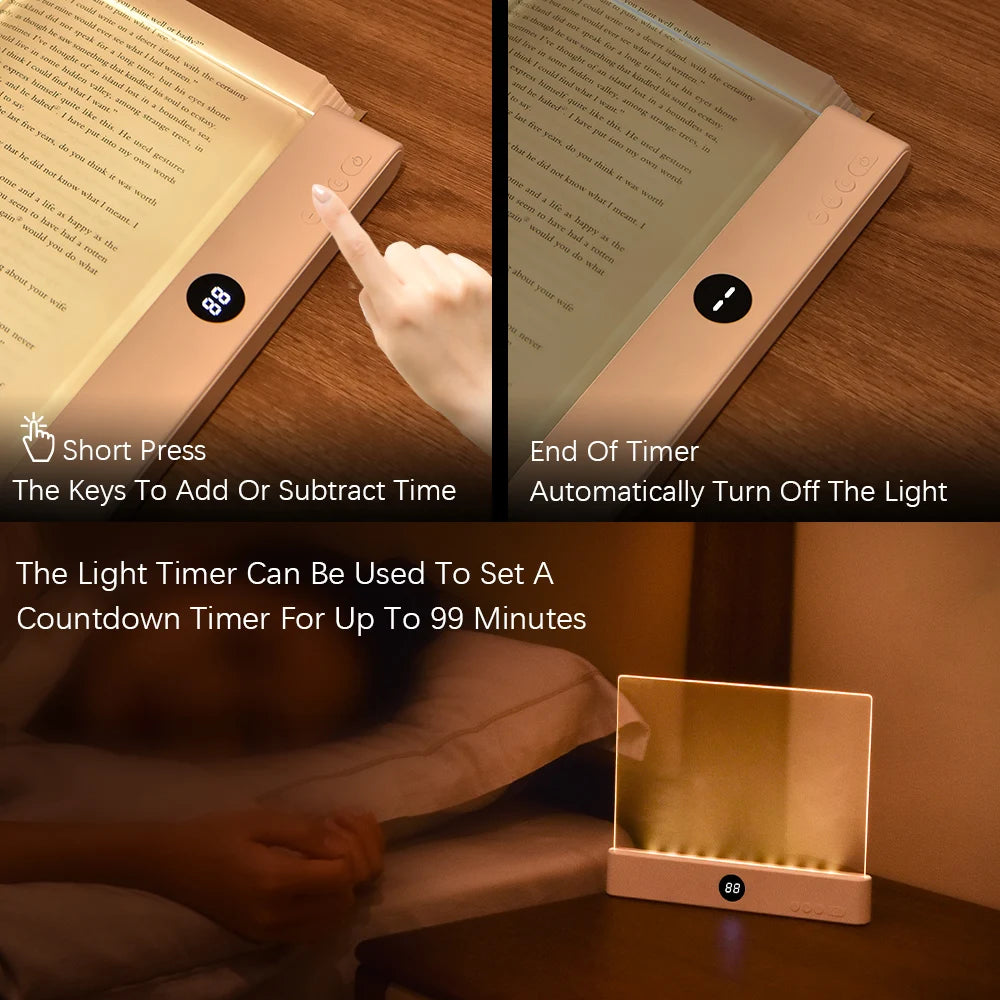 LED Reading Light Night Light Book