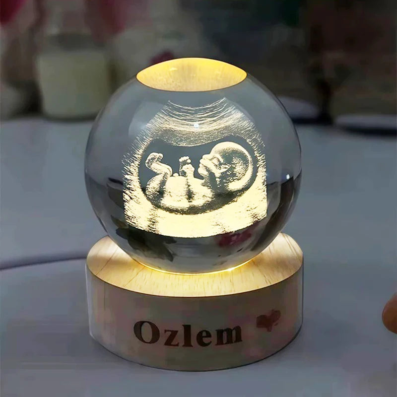 Baby Photo Personalized Crystal Ball