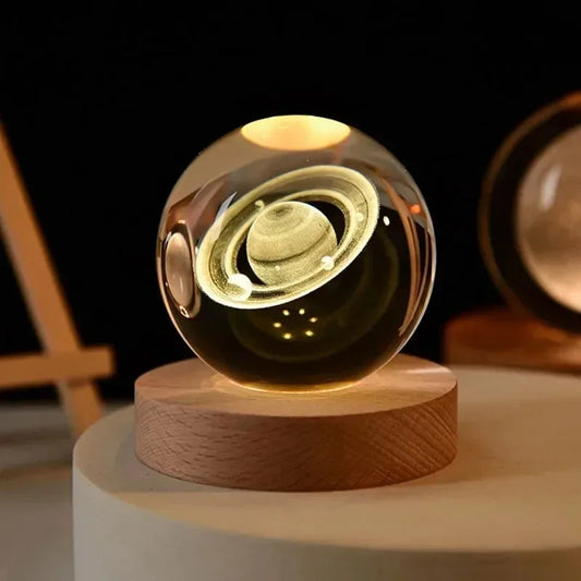 6cm 3D Crystal Ball Decoration
