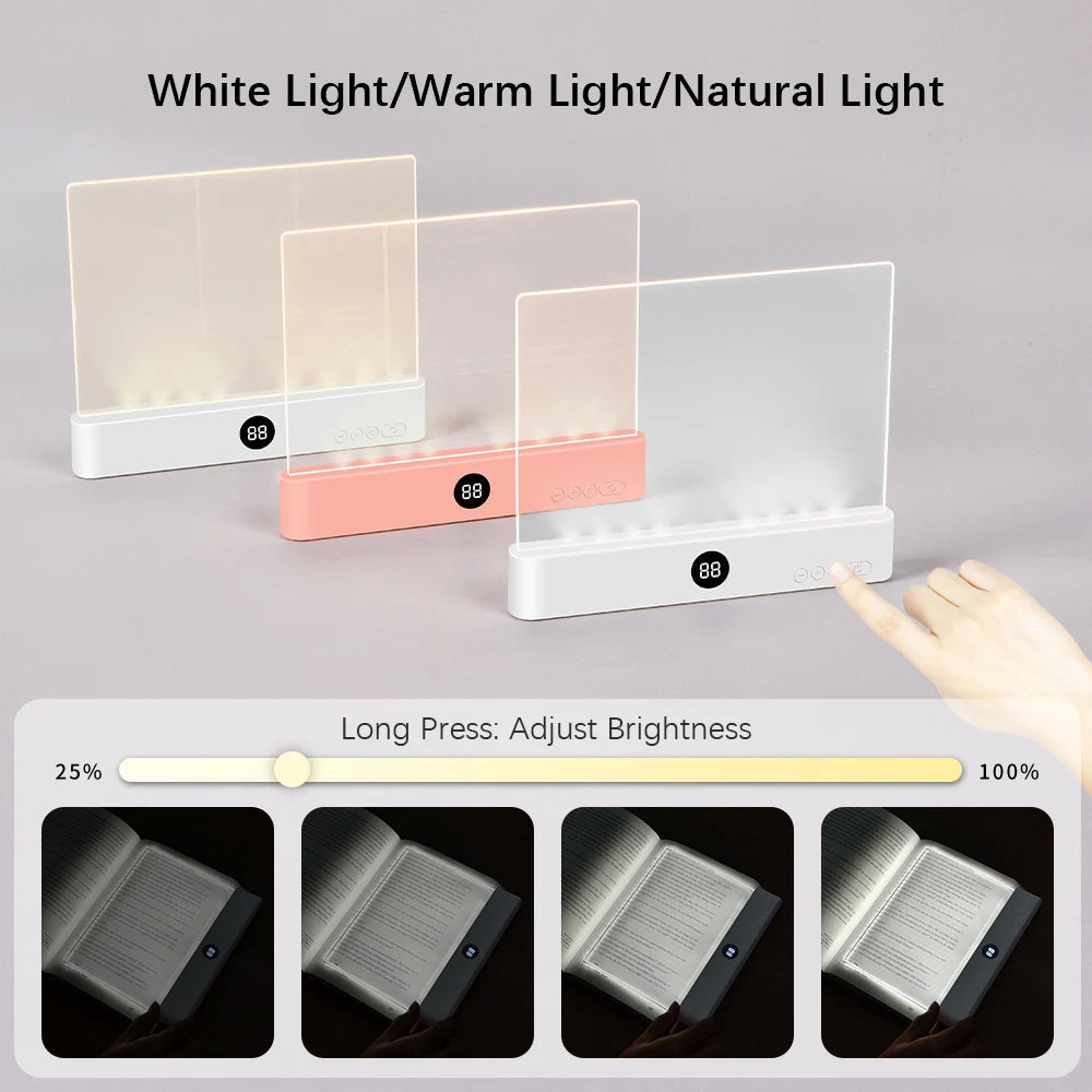 LED Reading Light Night Light Book