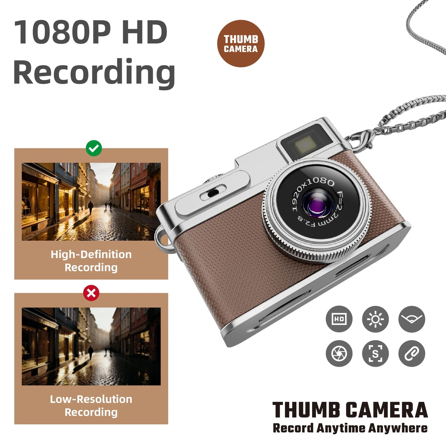 Retro Thumb Camera Mini