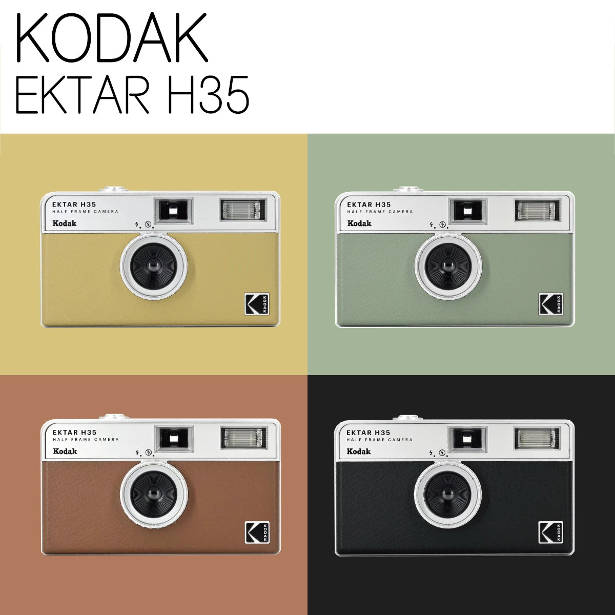 Original KODAK EKTAR H35 KODAK H35N Half Frame Camera