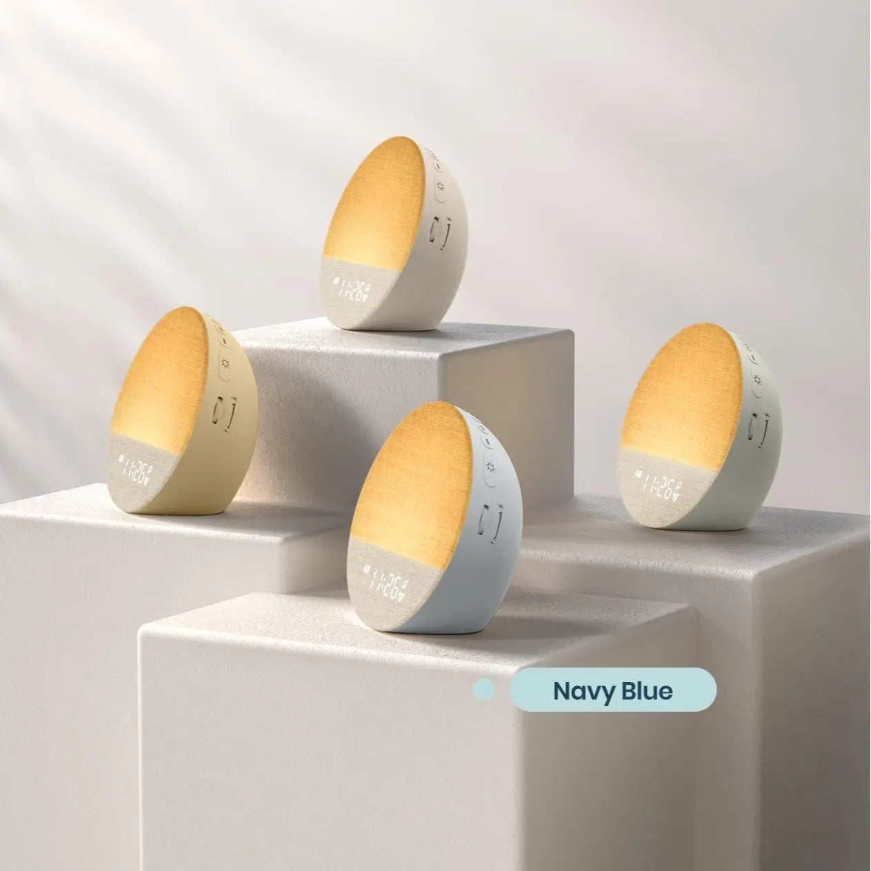 Sunrise Alarm Clock and Sound Machine Nightlight, Home Decor, Digital Dimmable Clock for Bedroom, 26 Sleep Sounds, White Noise Machine for Adults, Wake up Light Alarm Clock Decor