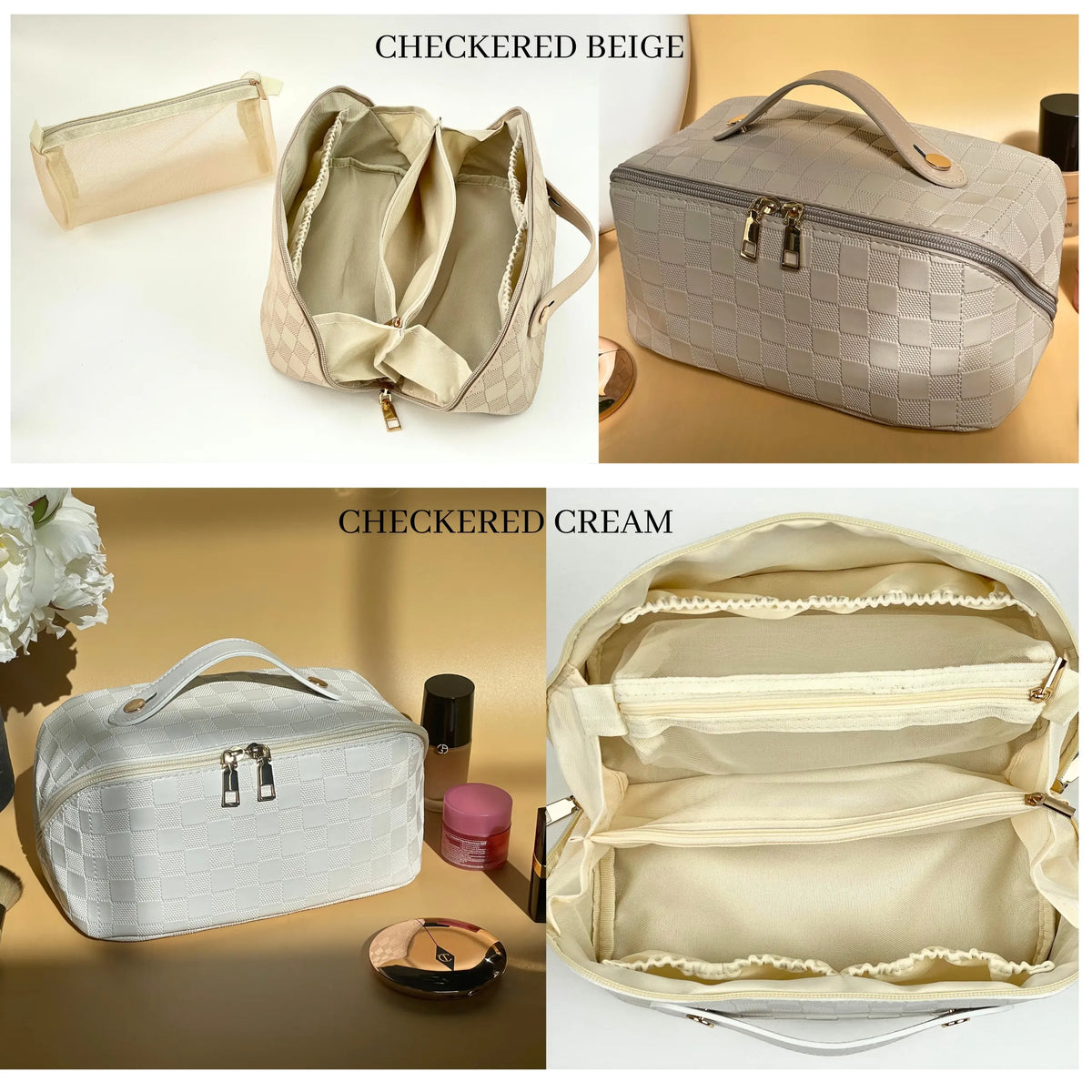 Large Capacity Travel Cosmetic Bag