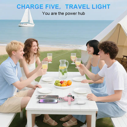 10,000 Mah Tsa-Friendly Portable Wireless Charger Power Bank