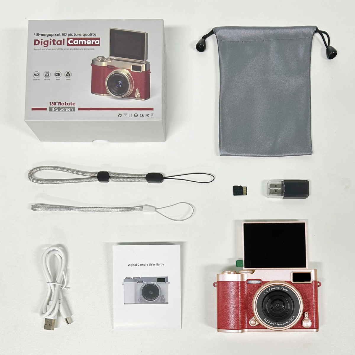 Flip Screen CCD Camera