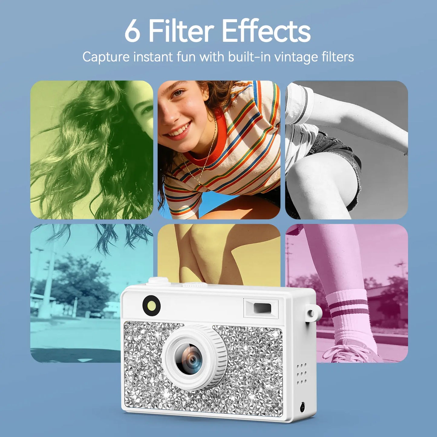 Diamond Mini Keychain Camera