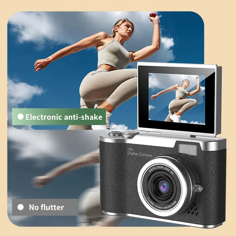 Flip Screen Ccd Student HD Digital Camera